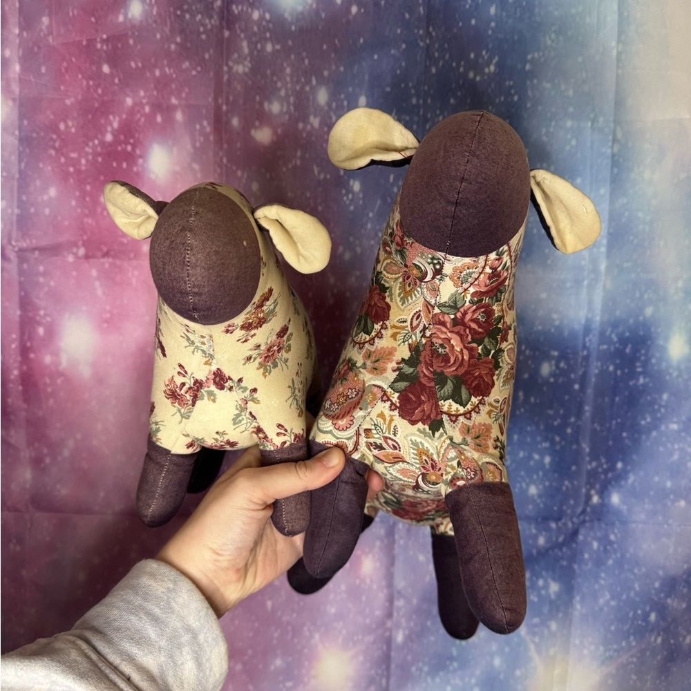 Vintage stuffed plush pattern Sheep/lambs - Picture 2 of 4